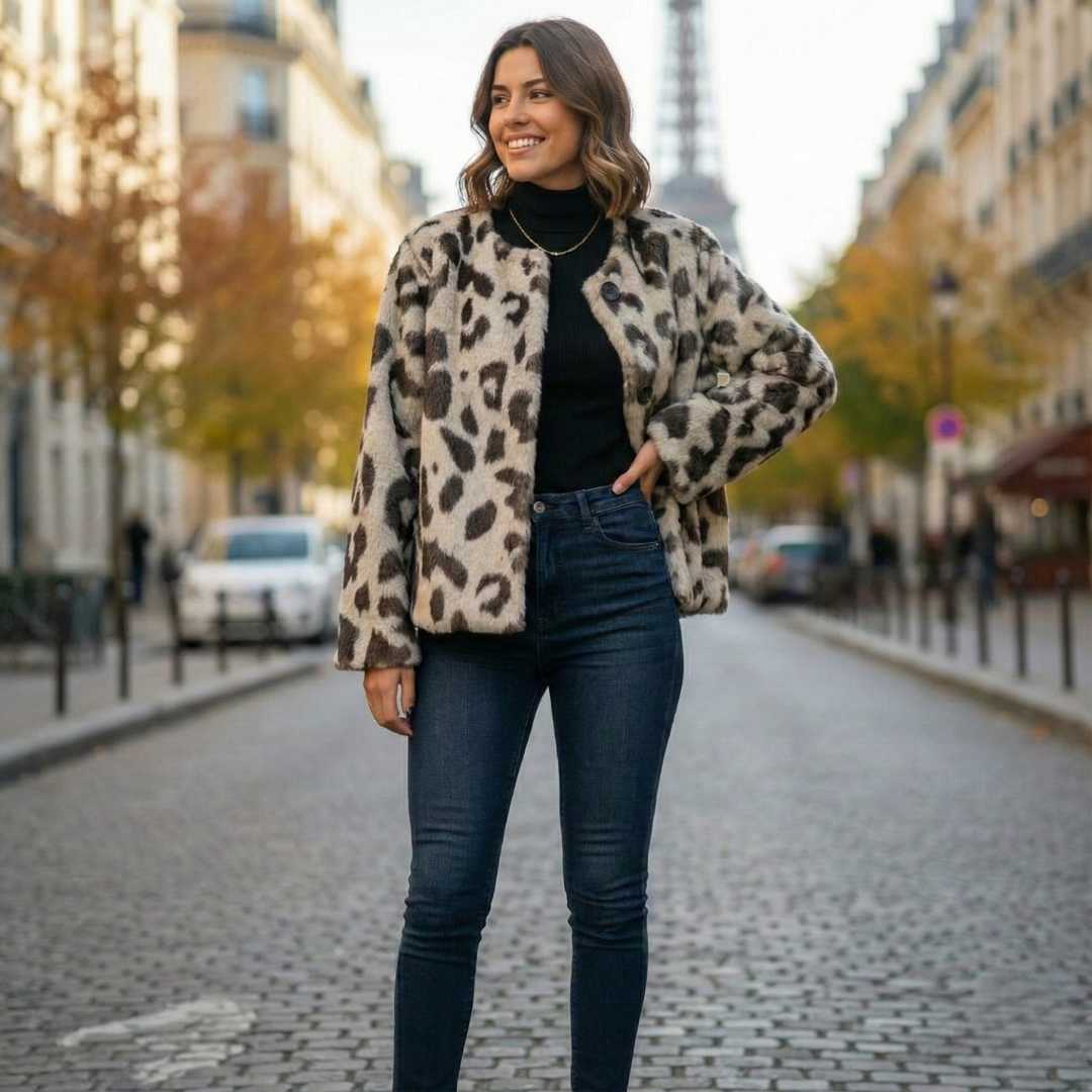 L'Iconique Léopard Oversize – Toucher Doux