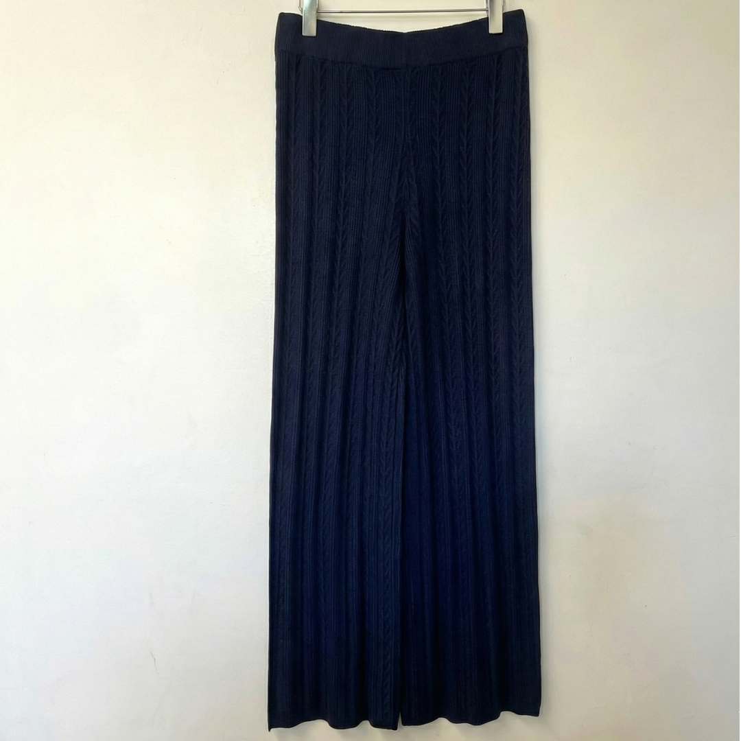 Le Pantalon Palazzo Côtelé – Touche Cachemire & Laine