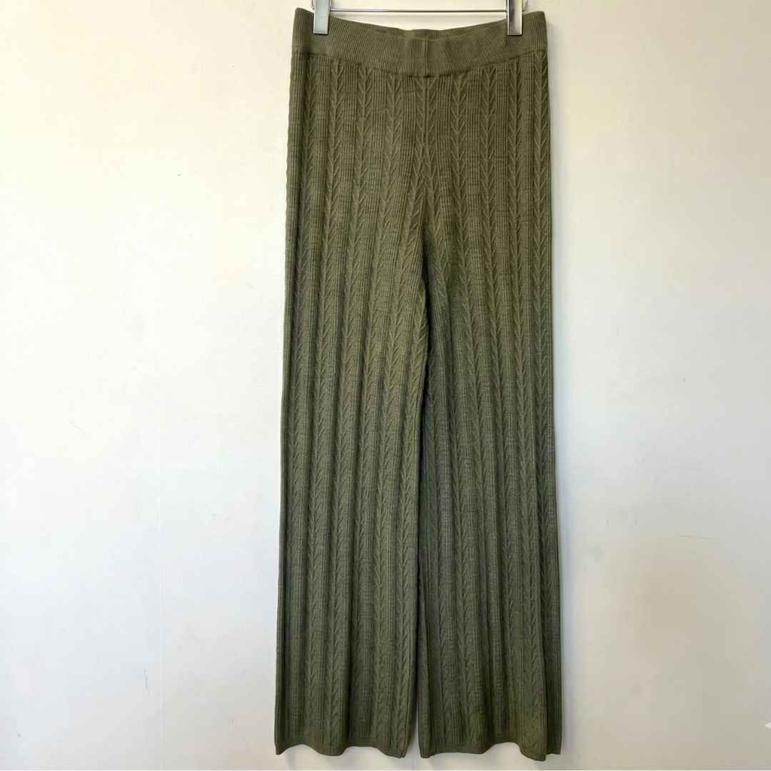 Le Pantalon Palazzo Côtelé – Touche Cachemire & Laine